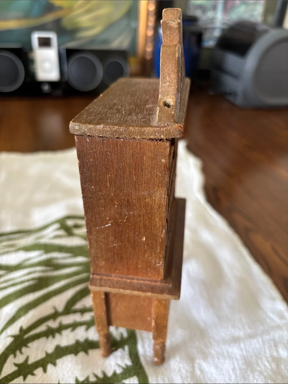 Particularly Adorable Miniature Highboy Hutch